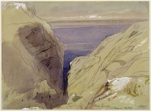 Wied Zurrik, Malta, 10 am, 11 de marzo de Edward Lear